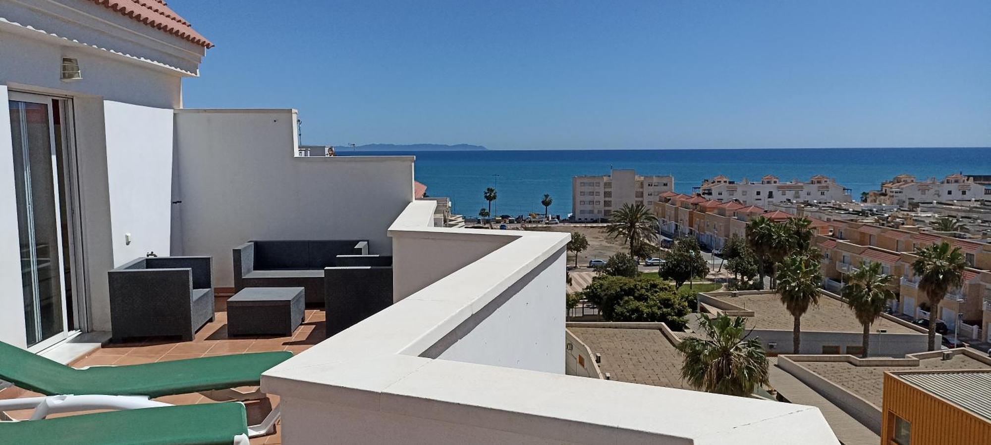 Apartament La Perla Azul Playa - Terraza Al Sol Roquetas de Mar Pokój zdjęcie